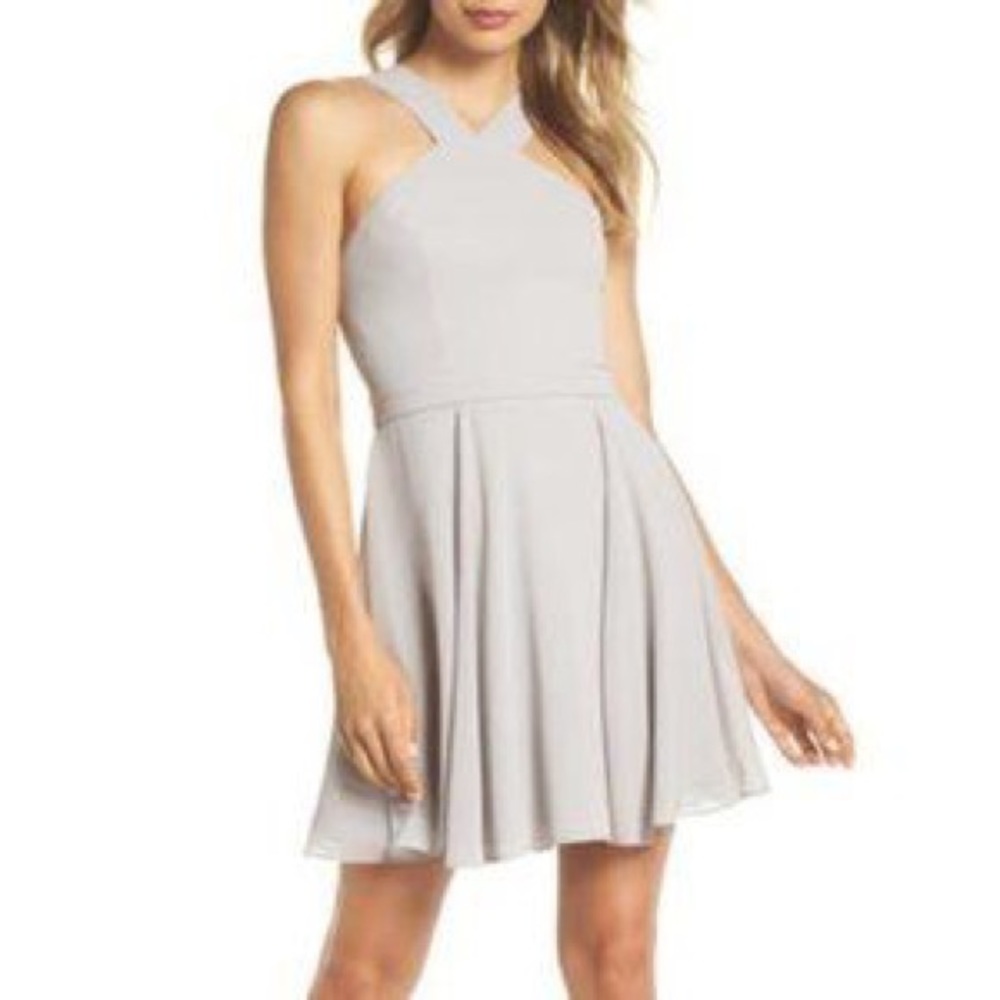 Lulu’s Gray Homecoming Dress Size Medium